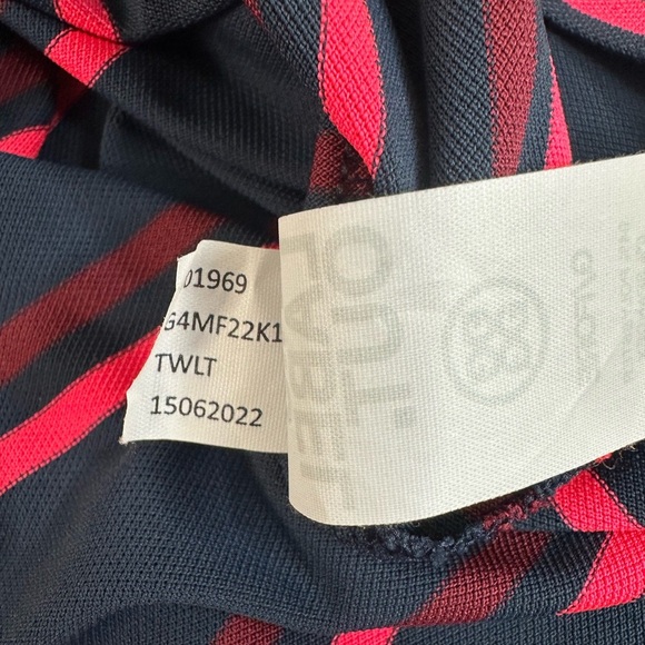 G/FORE Offset Stripe Pique Golf Polo Erin Hills golf size large - Picture 5 of 5